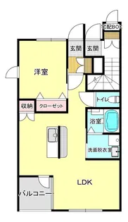 タクト B【1階】の間取り