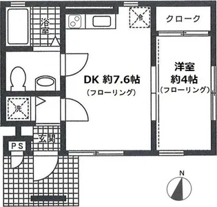DC三春台【1階】の間取り