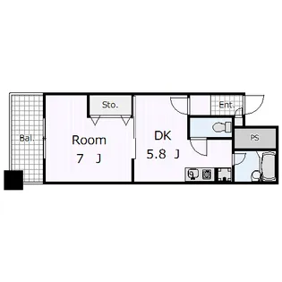 群馬県高崎市栄町【マンション】の間取り