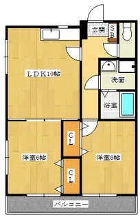 ヴェルドミール麻生田I棟301号【3階】の間取り