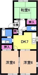 ジョヴィアル【1階】の間取り