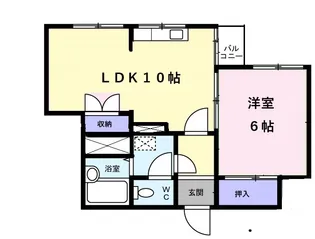 J COURT SOGA【4階】の間取り