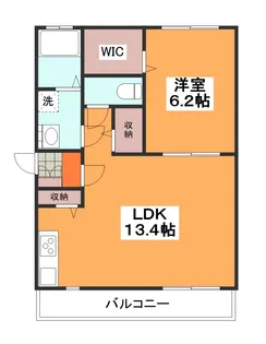 エスポワールM【2階】の間取り