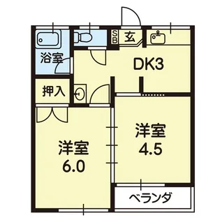 SG 八景水谷【2階】の間取り
