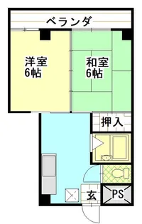クリーンコーポ【4階】の間取り