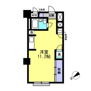 喜多見ハイツ【3階】の間取り
