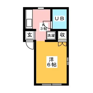エーデル鎌倉【1階】の間取り
