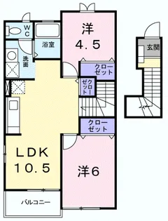 ミリオネア ラブリー【2階】の間取り