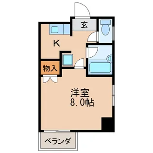野々山ビル【3階】の間取り