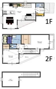 千葉県習志野市津田沼2【一戸建】の間取り