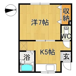 アプリコットハウス【1階】の間取り