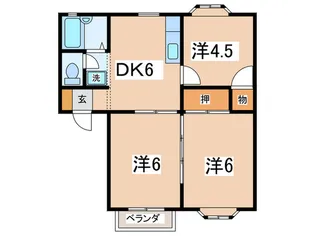エスポア-ル湘南I【2階】の間取り