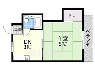 中川マンション【1階】の間取り
