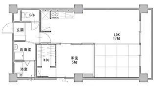 la fraise(ラ フレーズ)【2階】の間取り