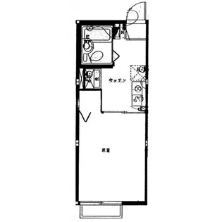 ルトゥールB【2階】の間取り