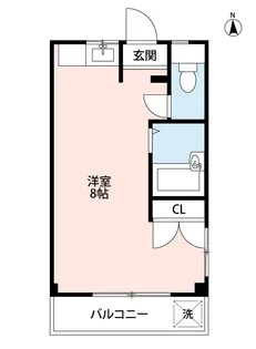 HUDO辛島【4階】の間取り