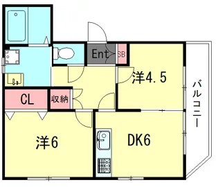 ファミーユHIRO【3階】の間取り