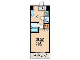 吉相のマンション秀和【3階】の間取り