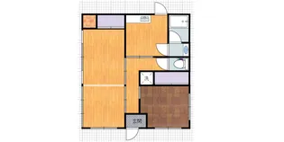 岡山県津山市小田中【一戸建】の間取り