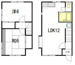 静岡県浜松市中央区領家2【アパート】の間取り