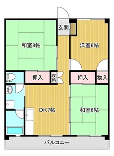 ガーデンハウス渡辺II【2階】の間取り