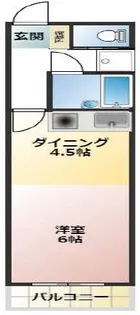 グランピア真田山【2階】の間取り