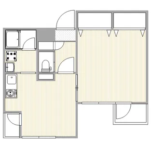 シルフィード白金【1階】の間取り