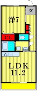 サンセット柏たなか【2階】の間取り