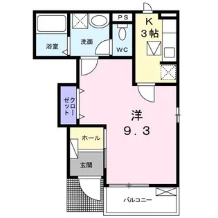 兵庫県宝塚市山本南2【アパート】の間取り
