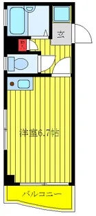 南ときわ台ビル【3階】の間取り
