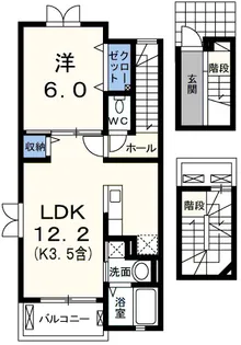 マル(maru)【3階】の間取り