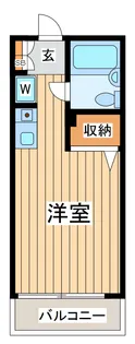 1Rの間取り画像