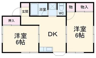 ベルソーネ篠崎【1階】の間取り