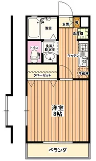 1Kの間取り画像