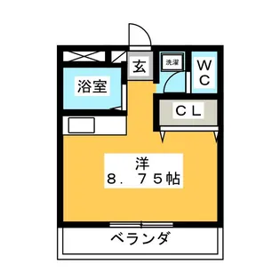 サンモール服部【3階】の間取り