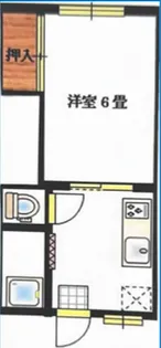 ピュアハウス本?久保【1階】の間取り