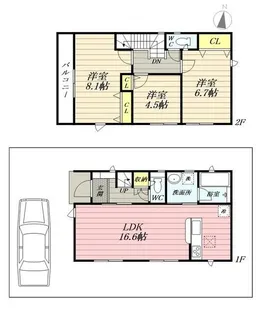東京都練馬区大泉学園町6【一戸建】の間取り