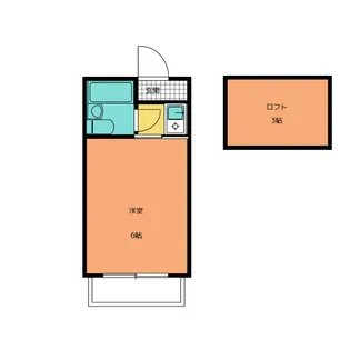 蛍田ハイツ【1階】の間取り