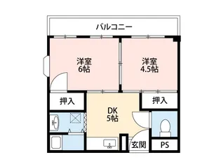 ファースト新芦屋【3階】の間取り