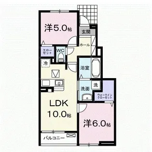 長野県佐久市猿久保【アパート】の間取り