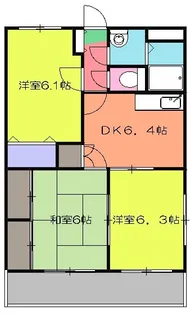 3DKの間取り画像