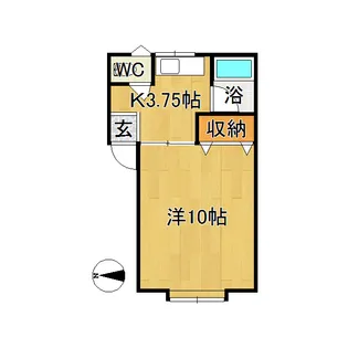 ハニーハイツ【2階】の間取り