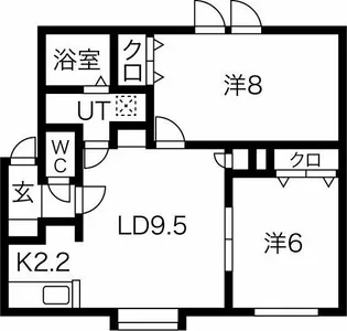 プレシャス20番館【2階】の間取り
