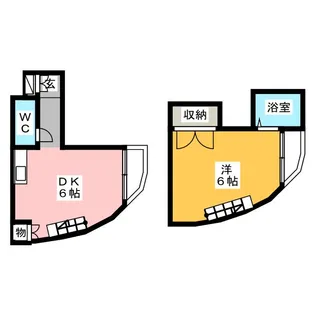 サーカスタウン【2階】の間取り
