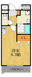 神奈川県横浜市港北区新吉田東8【マンション】の間取り