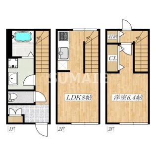 MOKーTERRACE西大宮 A棟の間取り