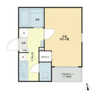 グランクオール浅草橋【4階】の間取り