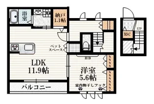 PASEO I【2階】の間取り