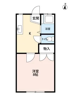 第8佐藤ハイツ【1階】の間取り