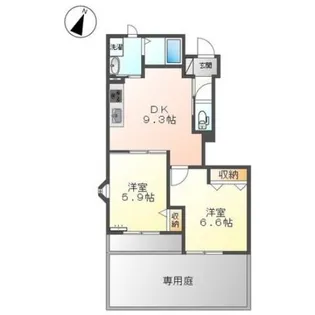 アイディール【1階】の間取り